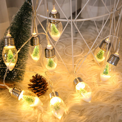 LED Wishing Bottle String Lights – Battery Powered Fairy Garland for Christmas Tree & Holiday Decor