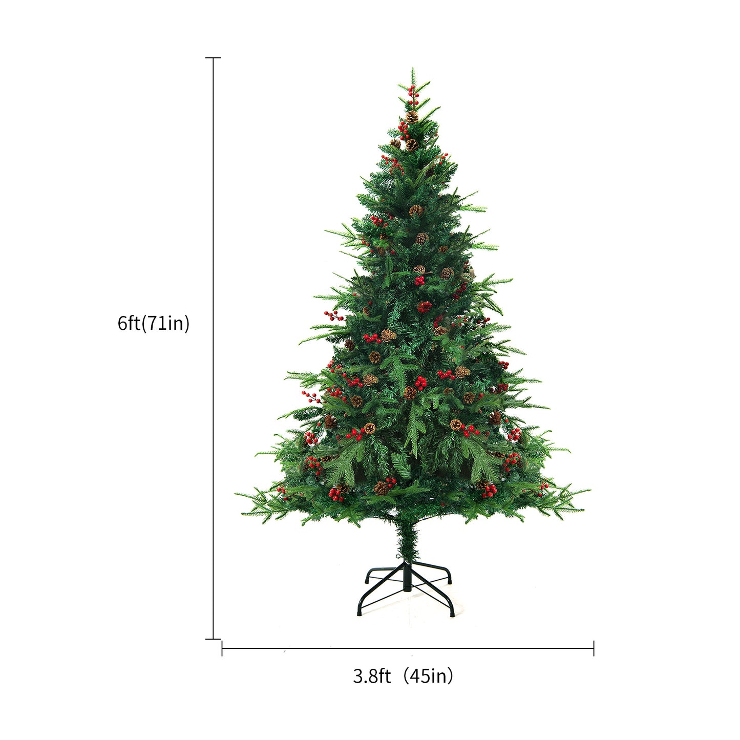 Artificial Snow Christmas Tree – PVC Holiday Decoration Tree