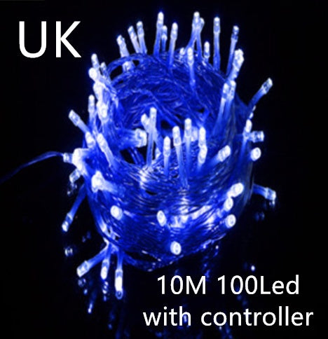 LED Curtain String Lights – USB Fairy Light Garland with Remote Control for Christmas & Home Décor