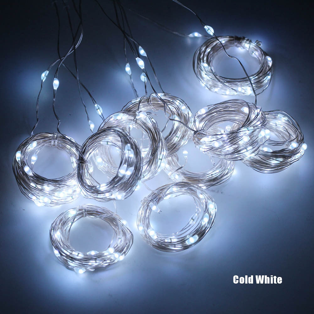 LED Curtain String Lights – USB Fairy Light Garland with Remote Control for Christmas & Home Décor