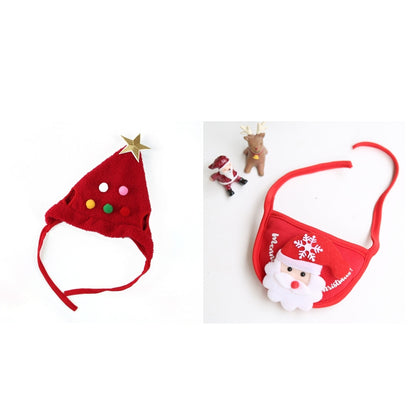 Christmas Tree Shape Pet Hat – Festive Holiday Costume for Cats & Dogs