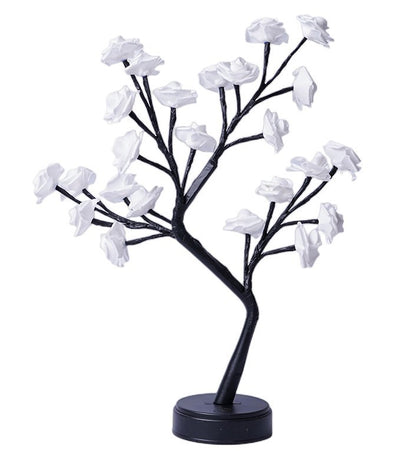 Rose Flower Tree Lamp – USB Fairy Light Table Decor for Home & Gifts
