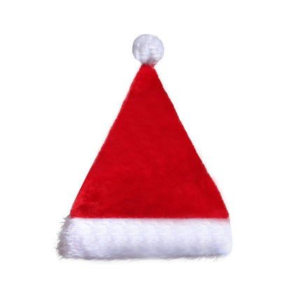 LED Santa Hat – Light-Up Plush Christmas Cap for Kids & Adults, Festive Holiday Party Decoration