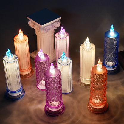 LED Flameless Candle Lights – Decorative Electronic Candles for Christmas, Birthday & Wedding Décor