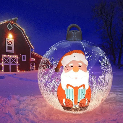 Inflatable Christmas Ornament Ball for Outdoor Decoration