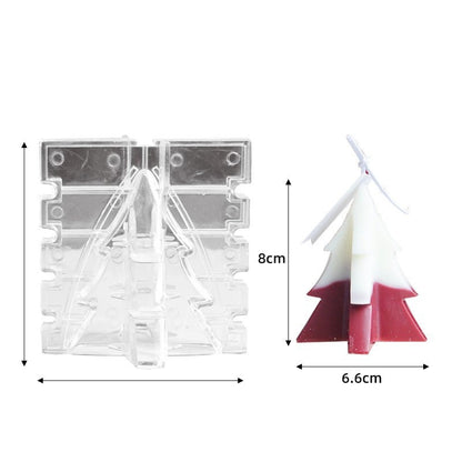 Christmas Tree Silicone Mold – DIY Candle & Creative Holiday Decoration Mold