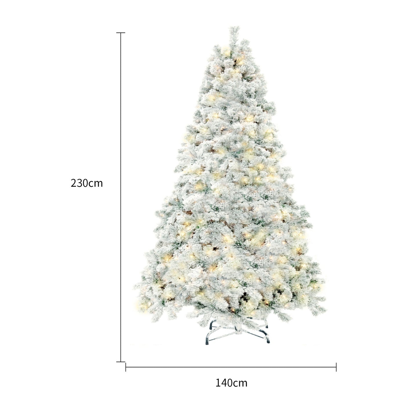 Artificial Snow Christmas Tree – PVC Holiday Decoration Tree
