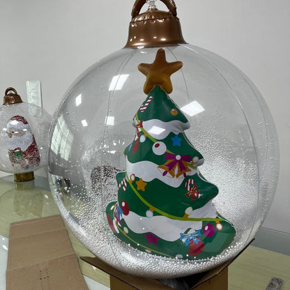 Inflatable Christmas Ornament Ball for Outdoor Decoration