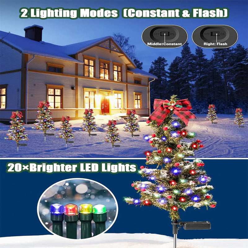 Solar Outdoor Christmas Tree Light – Waterproof Yard & Garden Decor