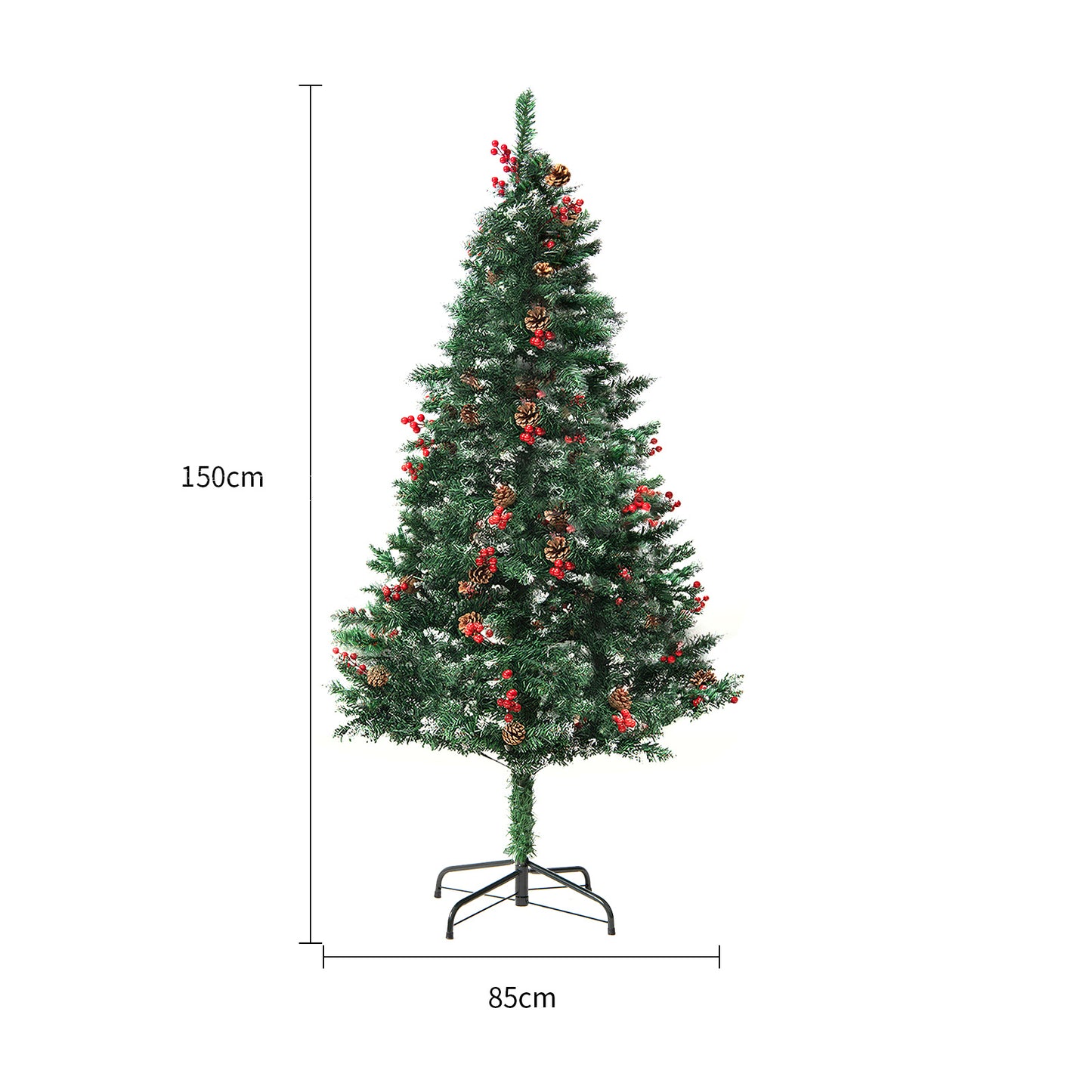 Artificial Snow Christmas Tree – PVC Holiday Decoration Tree