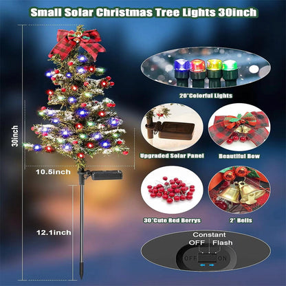 Solar Outdoor Christmas Tree Light – Waterproof Yard & Garden Decor