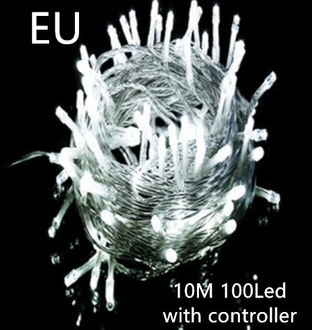 LED Curtain String Lights – USB Fairy Light Garland with Remote Control for Christmas & Home Décor