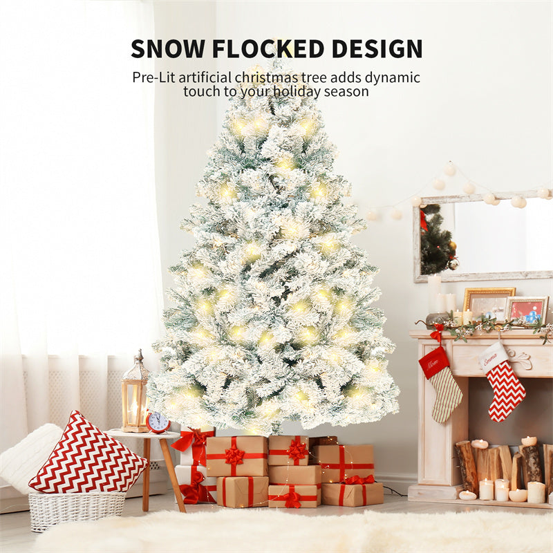 Artificial Snow Christmas Tree – PVC Holiday Decoration Tree