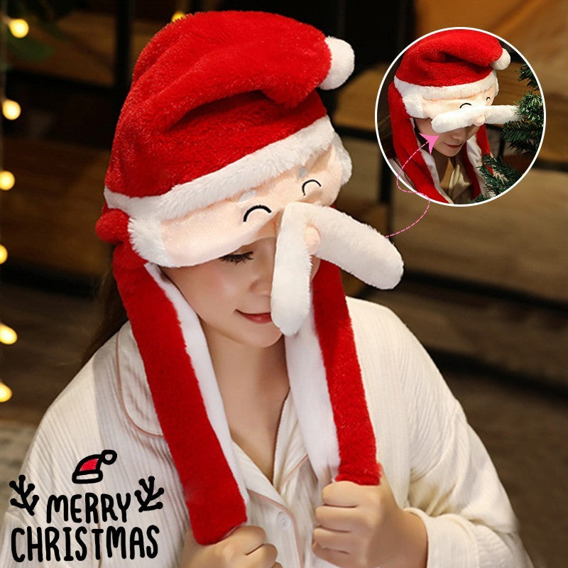 Cute Movable Christmas Hat – Santa, Snowman & Elk Design