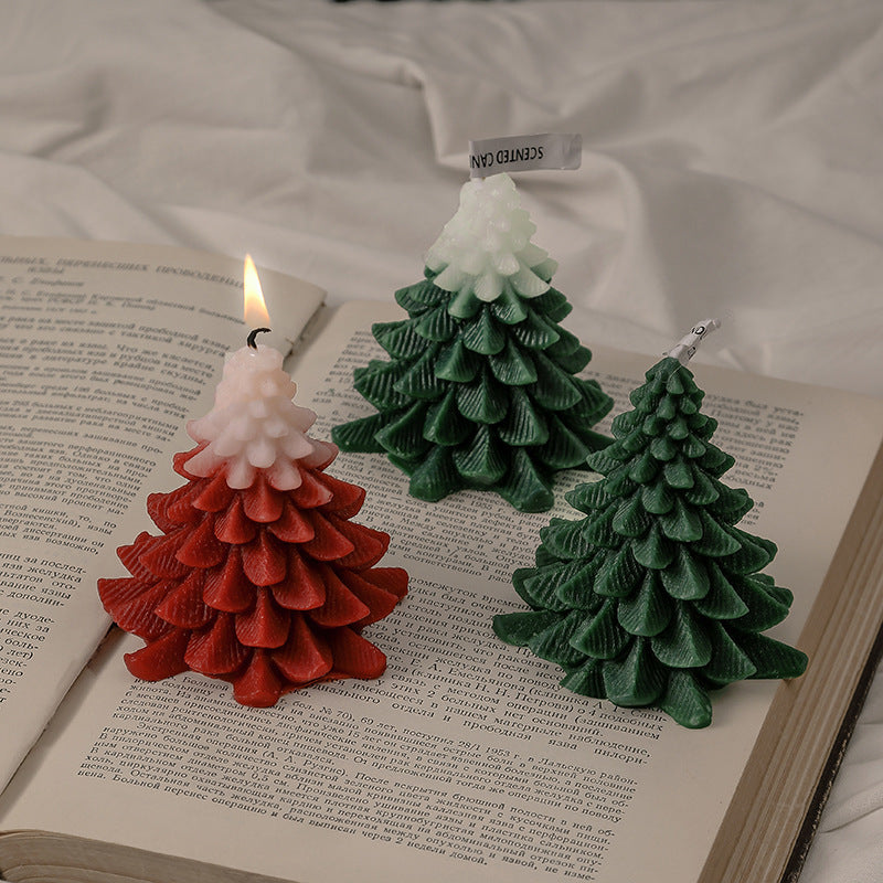 Christmas Tree Silicone Mold – DIY Candle & Creative Holiday Decoration Mold