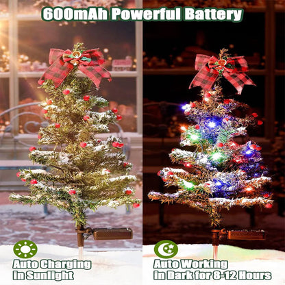 Solar Outdoor Christmas Tree Light – Waterproof Yard & Garden Decor