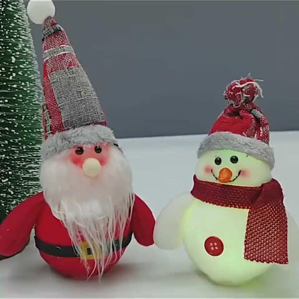 Christmas Decorations LED Santa Claus Snowman Deer